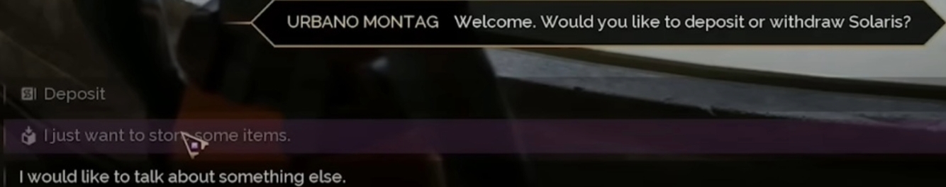 Dune Awakening bank storage